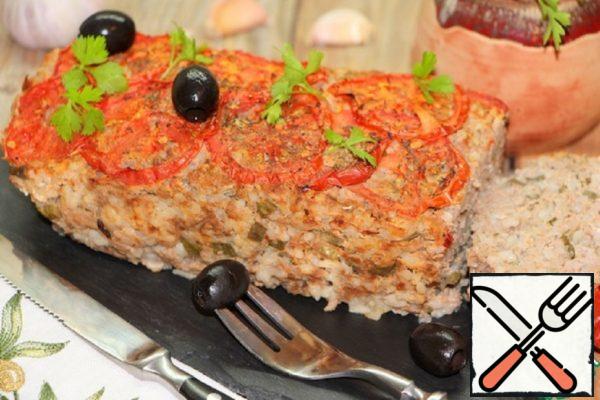 Meat Bread "Mediterranean" Recipe