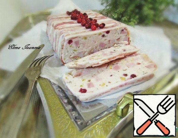 Chicken Terrine with Cranberries and Pistachios Recipe