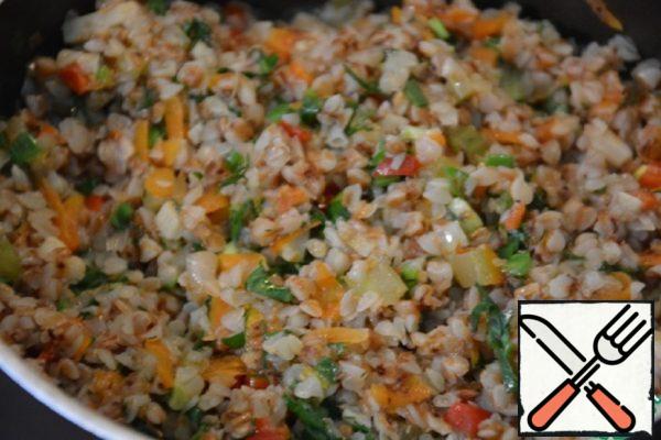 Buckwheat with Vegetables "Rich" Recipe