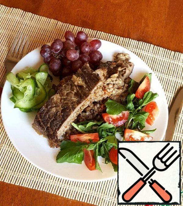 Beef with Buckwheat in the Oven Recipe