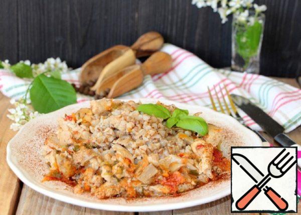 Buckwheat with Chicken and Vegetables Recipe