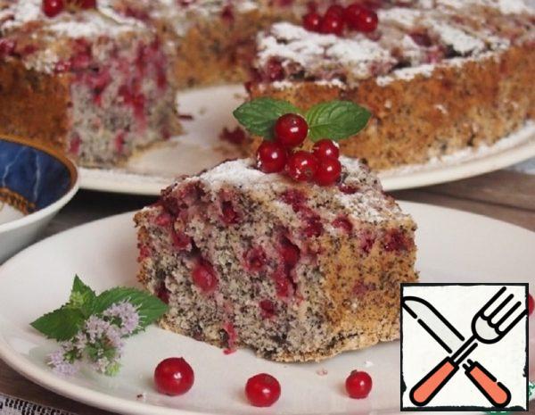 Poppy Seed Pie with Red Currant Recipe