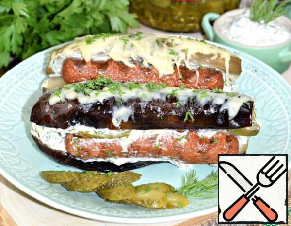 Hot Dog in Eggplant Recipe