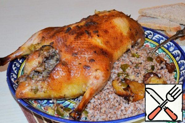 Duck with Buckwheat and Cucumbers Recipe