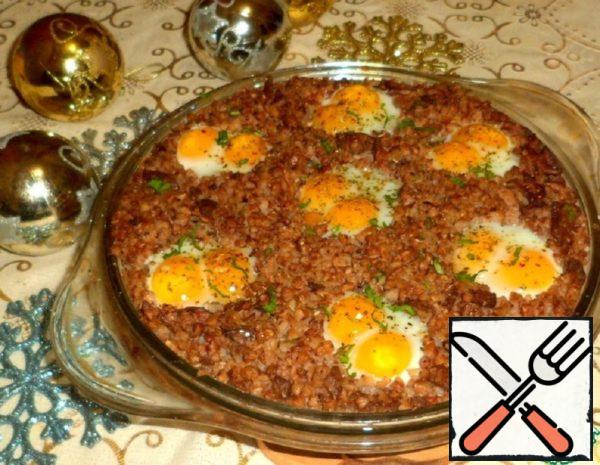 Buckwheat with Chicken Liver and Eggs Recipe
