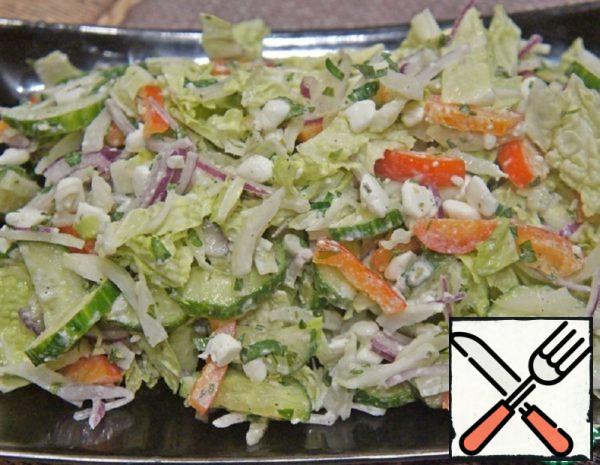 Salad with Cottage Cheese Recipe