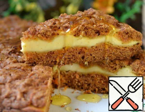 Carrot Cake with Cottage Cheese Filling Recipe