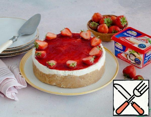Strawberry Cheesecake without Baking Recipe