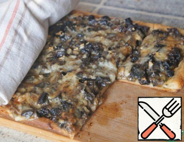 Pie with Mushrooms on Puff Pastry Recipe