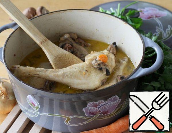 Chicken Legs According to an old French Style Recipe