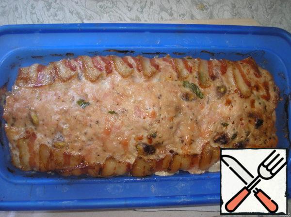 Bake for 1 - 1/2 hours.
