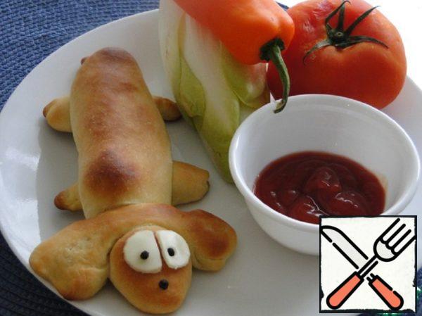 Hot Dog in "Dog" Recipe