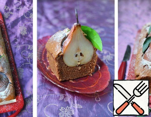 Chocolate Cake with Pears Recipe