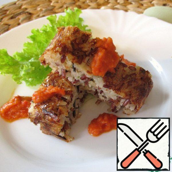 Terrine with Wild Rice and Tomato Sauce Recipe