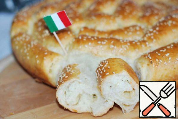 Bread with Parmesan and Italian Herbs Recipe