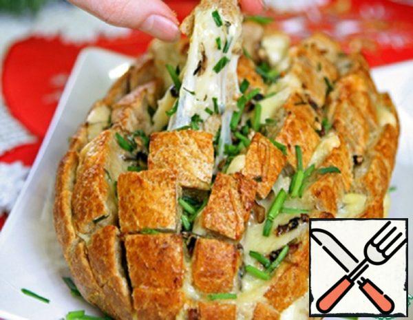 Cheese Bread with Mushrooms Recipe