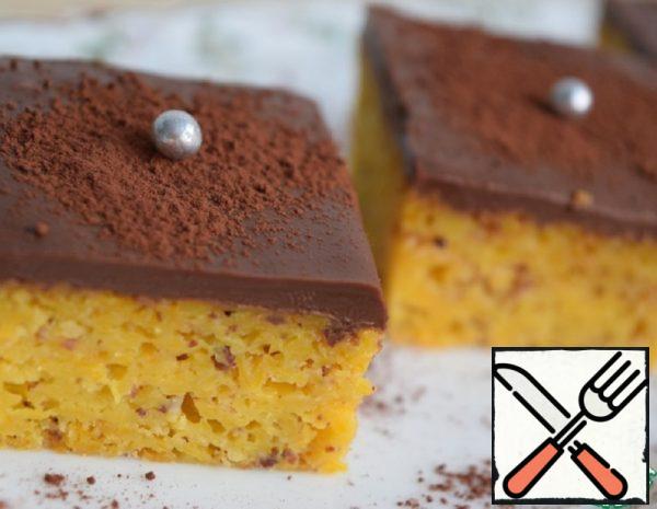 Pumpkin Pie with Chocolate Icing Recipe