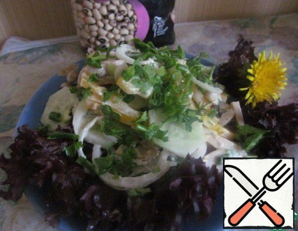 Salad with Cod Liver Recipe