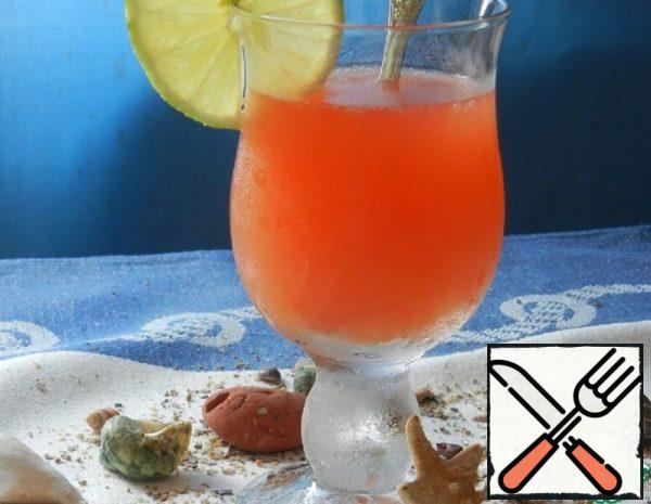 Tea-Citrus Punch with Fruit Syrup "Sea Breeze" Recipe