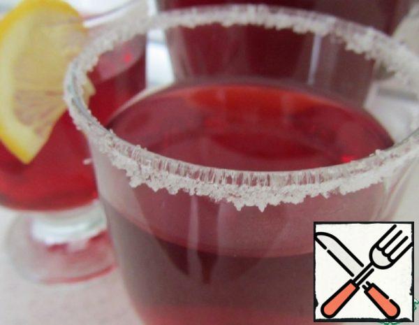 Drink from Hibiscus with Ginger Recipe