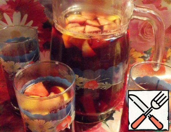 Tea with Baked Berries and Fruits Recipe