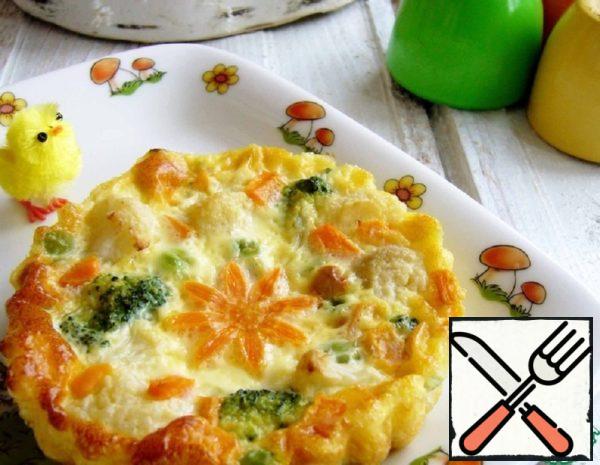 Children Omelette with Vegetables Recipe