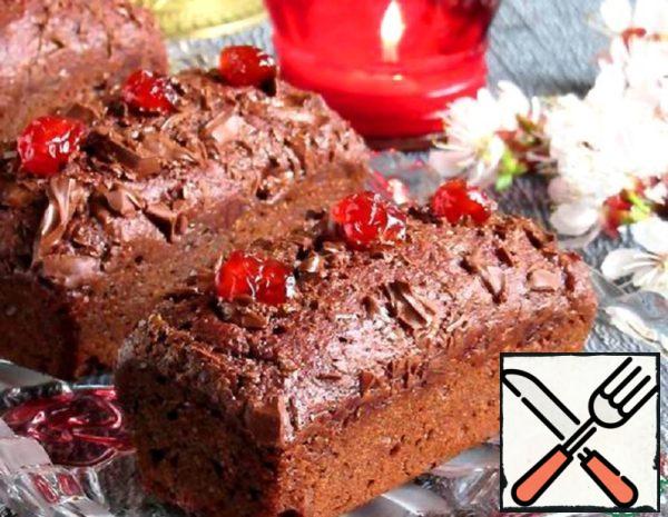 Beetroot Brownies with Cherries and Almonds Recipe