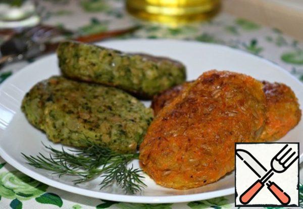 Vegetable Cutlets with Oat Flakes Recipe