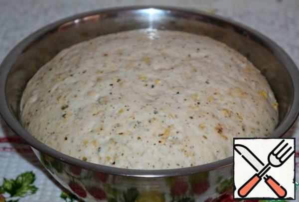 Knead the dough after an hour.
