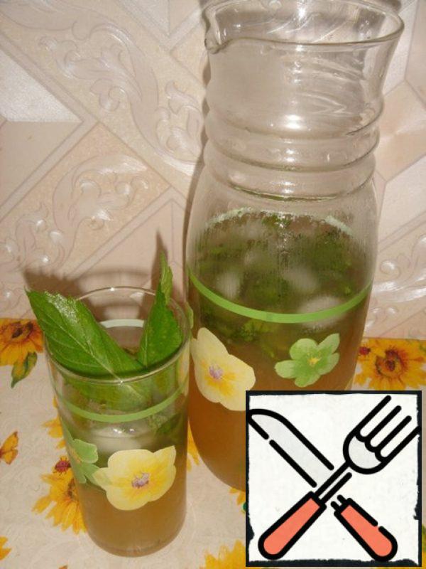 Cold Green Tea with Mint Recipe