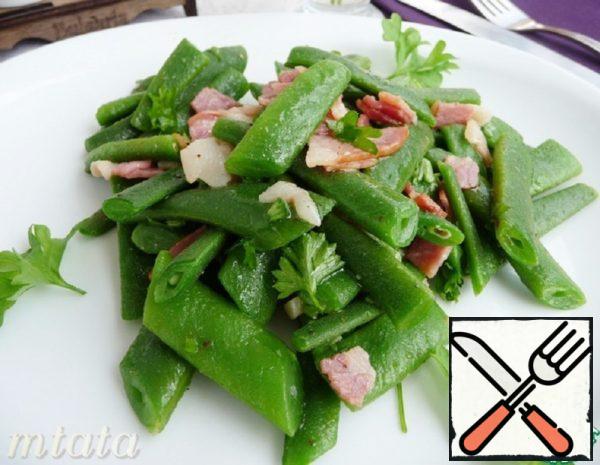 Green Bean Salad with Bacon Recipe