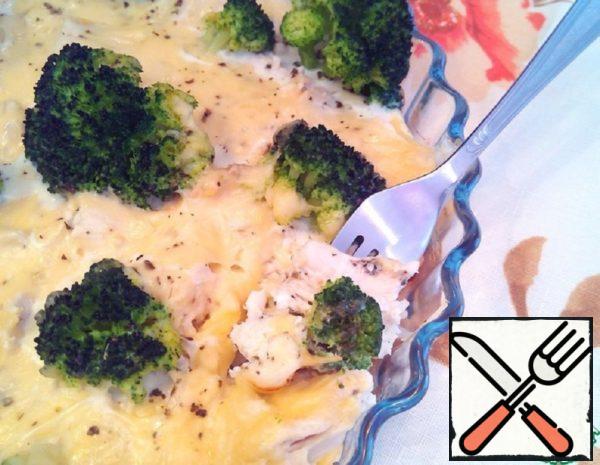 Casserole with Chicken Breast and Broccoli Recipe