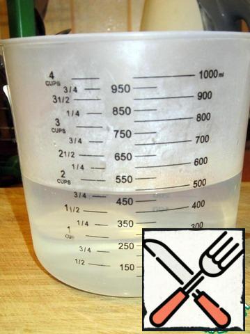 500 ml. boiling water.