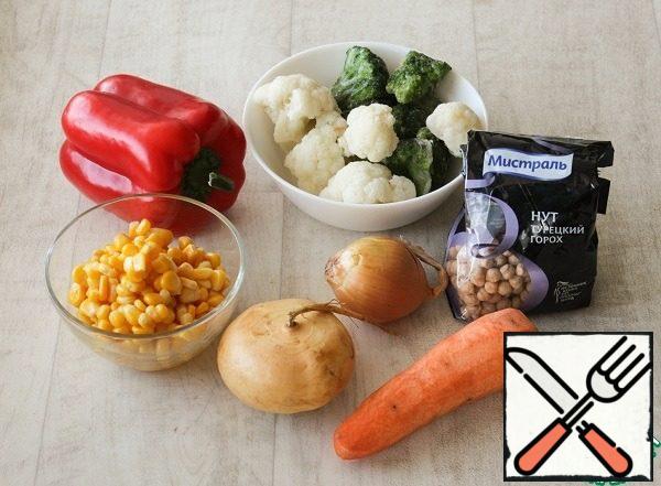 Prepare the ingredients.
