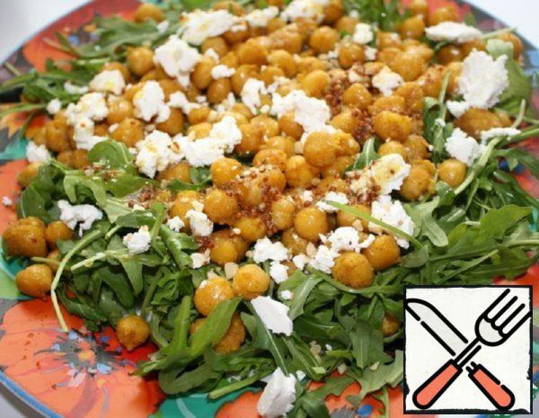Salad with Arugula and Chickpeas Recipe