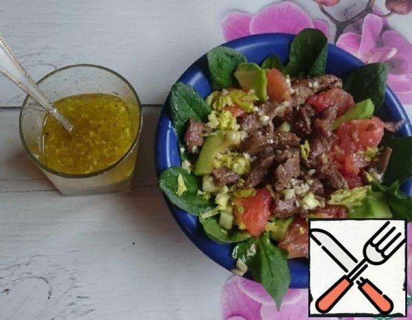 Salad with Meat and Vegetables Recipe