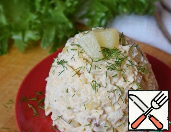 Salad with Pineapple and Potatoes Recipe