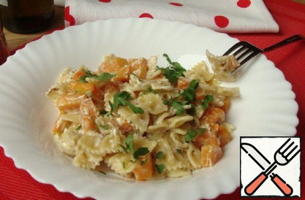 Pasta with Pumpkin and Feta Recipe