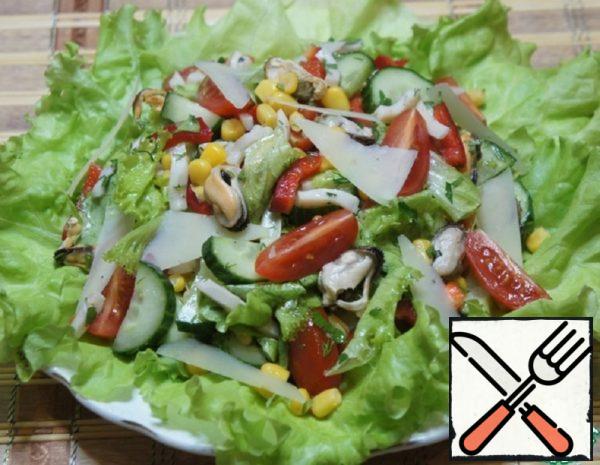 Salad with Seafood "Voice of the Sea" Recipe