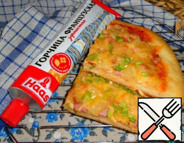 Pizza with Mustard Sauce Recipe