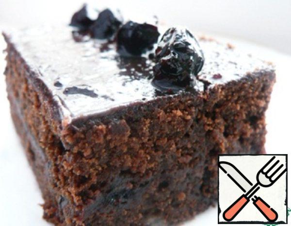Brownies with Black Currant Jam Recipe