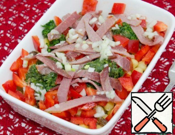 Italian Ethnic Salad with Chickpeas  Recipe