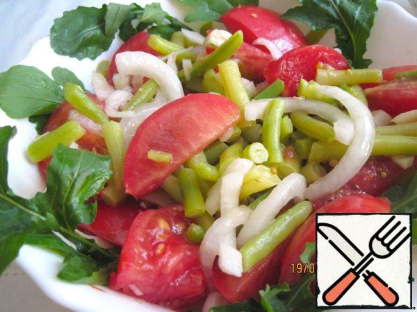Salad with Asparagus Beans and Tomatoes Recipe