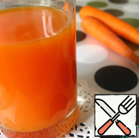 Prepare carrot juice. If you are ready, simply measure out 200ml.