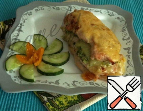 Chicken Fillet with Broccoli and Cheese Recipe