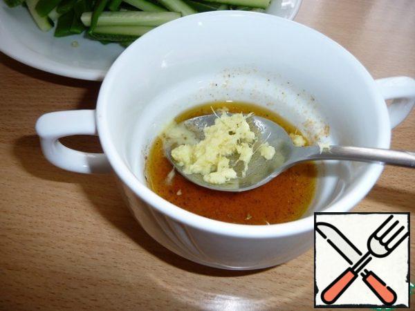 Add salt, pepper mixture, garlic powder, grated ginger.