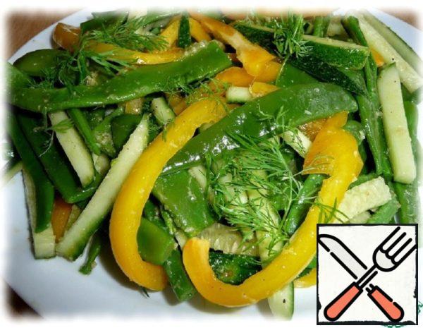 Green Bean Salad with Vegetables Recipe