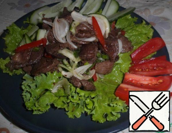 Salad of Lamb in Thai Recipe