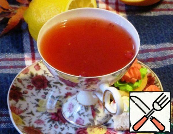Cranberry Tea with Citrus Fruits Recipe