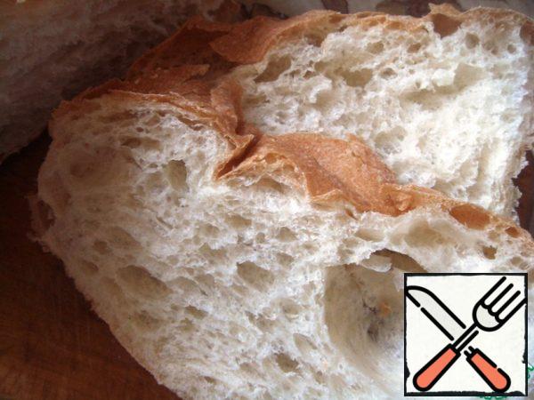 Dry ciabatta.
